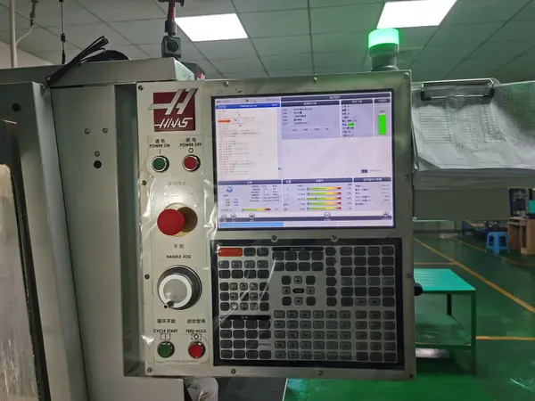 CNC program setting panel