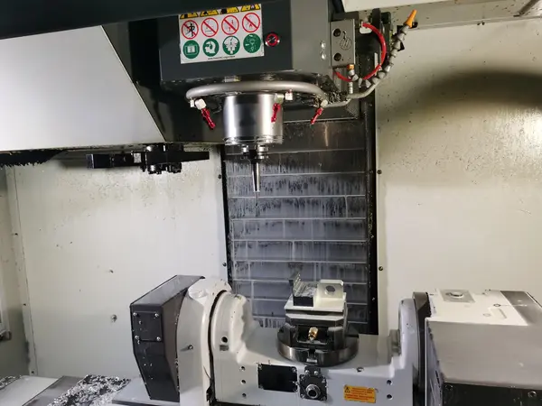 5 axis cnc machining flow