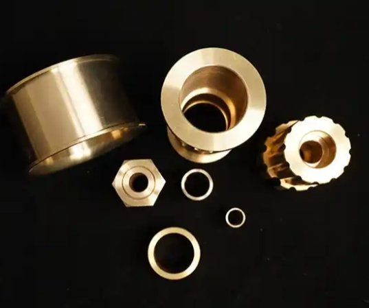 bearing bronze cnc machining part