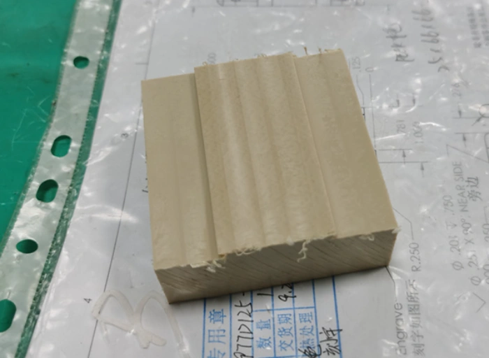 cnc machining peek workpiece