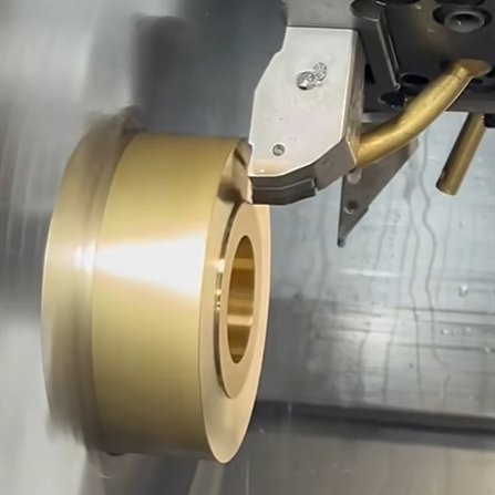 bronze cnc machining working picture