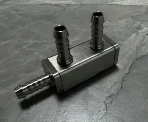 Parte lavorata al cnc in acciaio inox 316