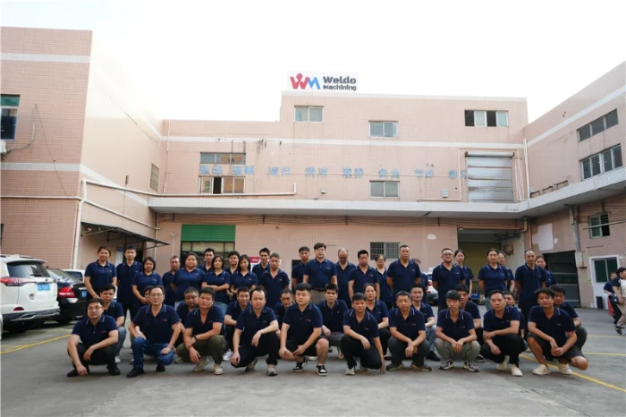 Foto di gruppo dello staff di weldo