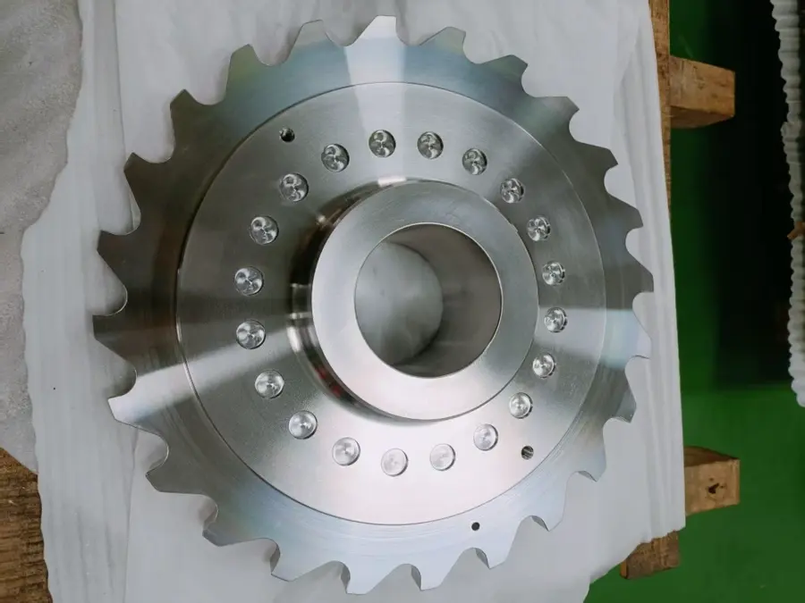 parti di ingranaggi in acciaio cnc