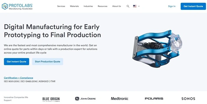 protolabs website