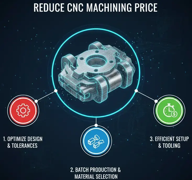 réduire le prix de l'usinage CNC