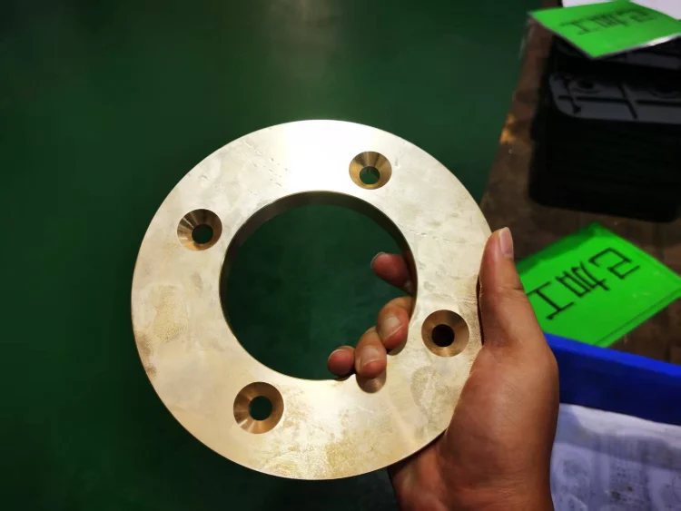 cnc machined bronze bearing