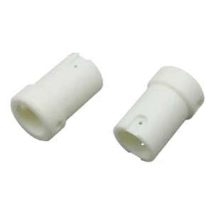 pieza mecanizada cnc pom blanco