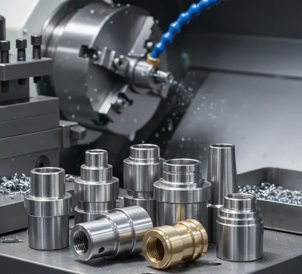 piezas de torneado cnc