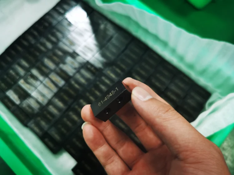 steel cnc machining parts with laser logo