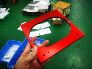 Präzisionsbauteil aus 5083 Aluminium mit orangefarbener Eloxierung (12)