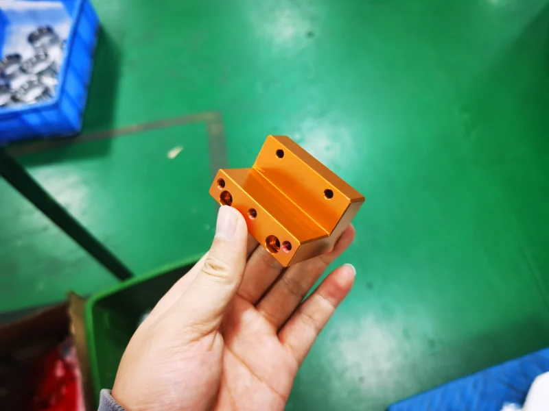 5083 アルミニウム精密部品 オレンジアルマイト (13)