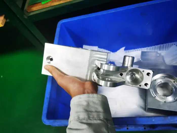 side view of 7050 aluminum cnc machining part