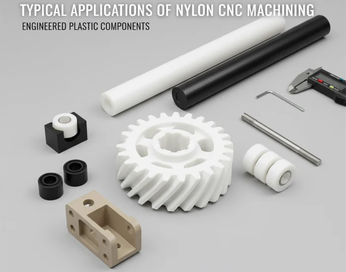applicazione di lavorazione cnc del nylon