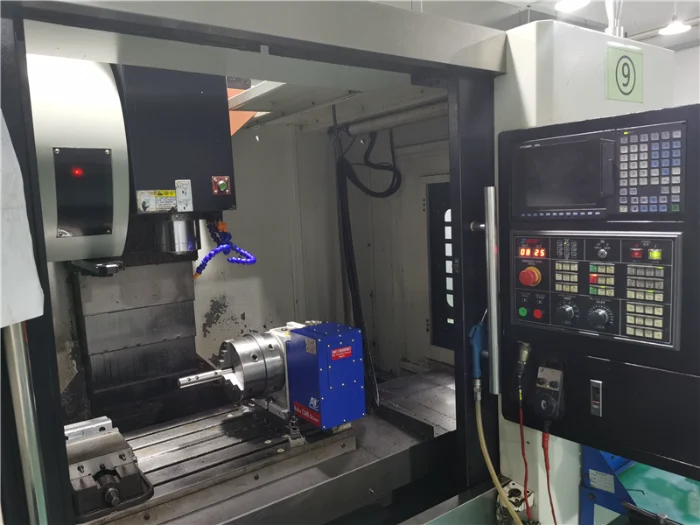 Machining work in progress