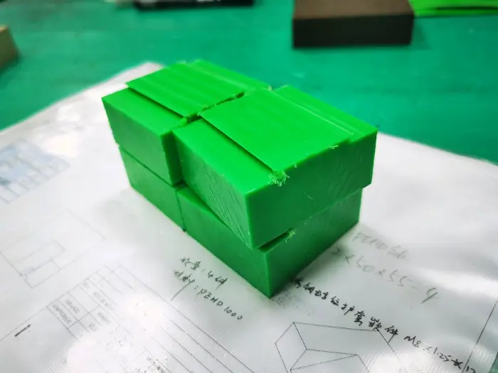 Green color PEHD material