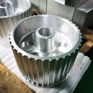 Poulie 6061 T6 avec usinage 5 axes