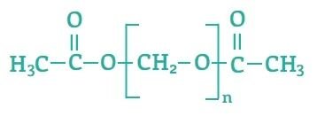Formule moléculaire du matériau POM