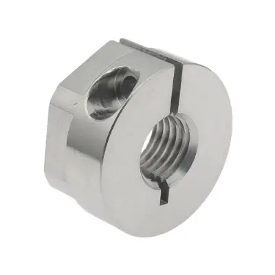 Precision CNC machined metal clamp nut