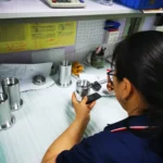 size testing for metal part