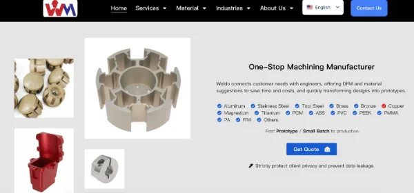 weldo machining home