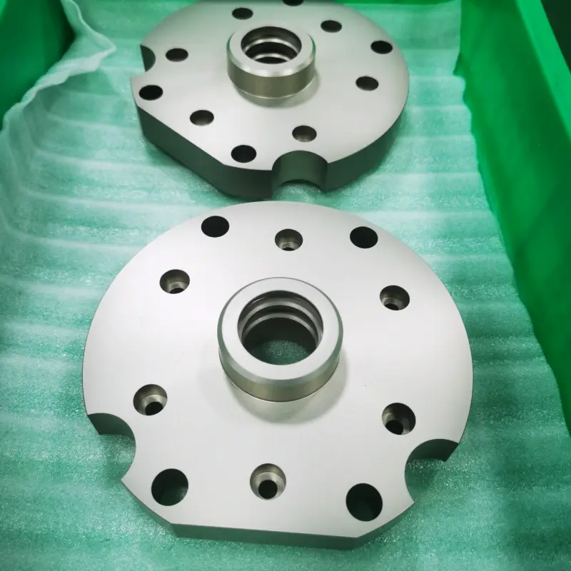 2017A aluminum CNC-machined part with anodized finish