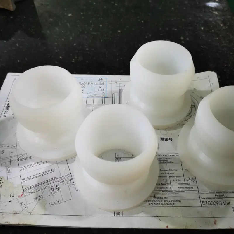 정밀 CNC 가공된 PA66 나일론 부싱