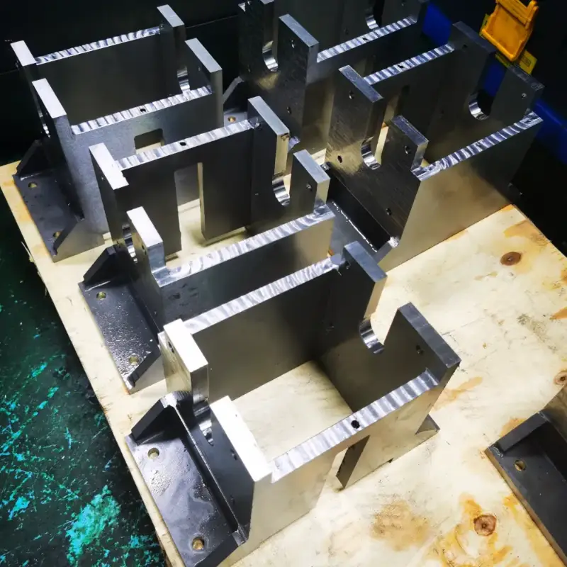 carbon steel part with black coating
