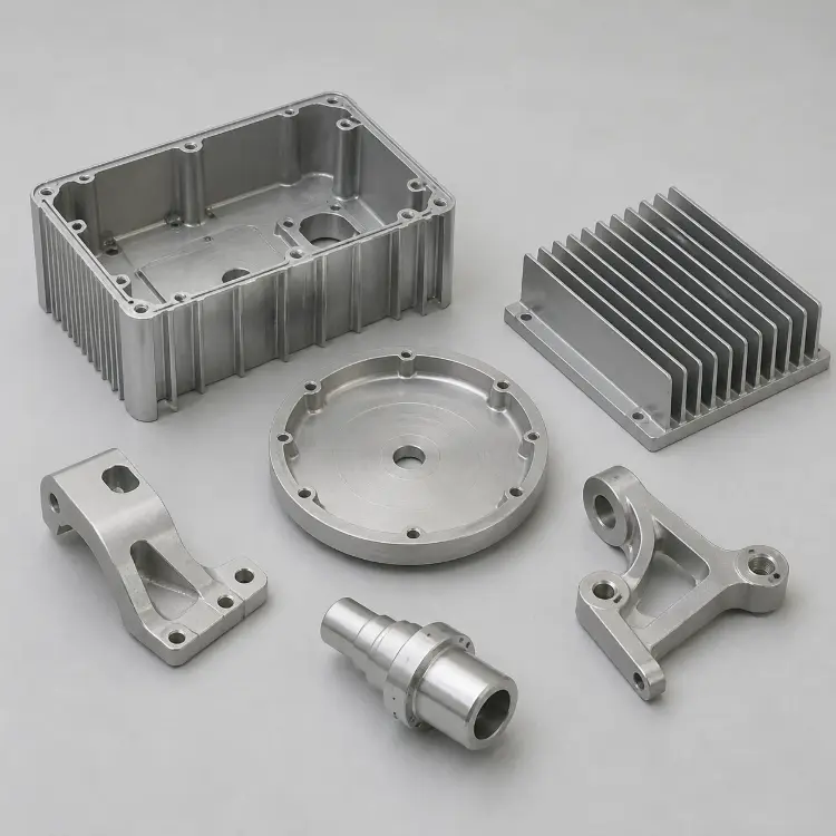 CNC machined magnesium alloy part
