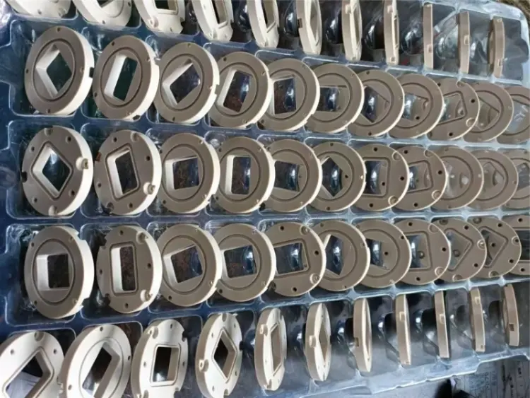 Custom CNC-machined PEEK part