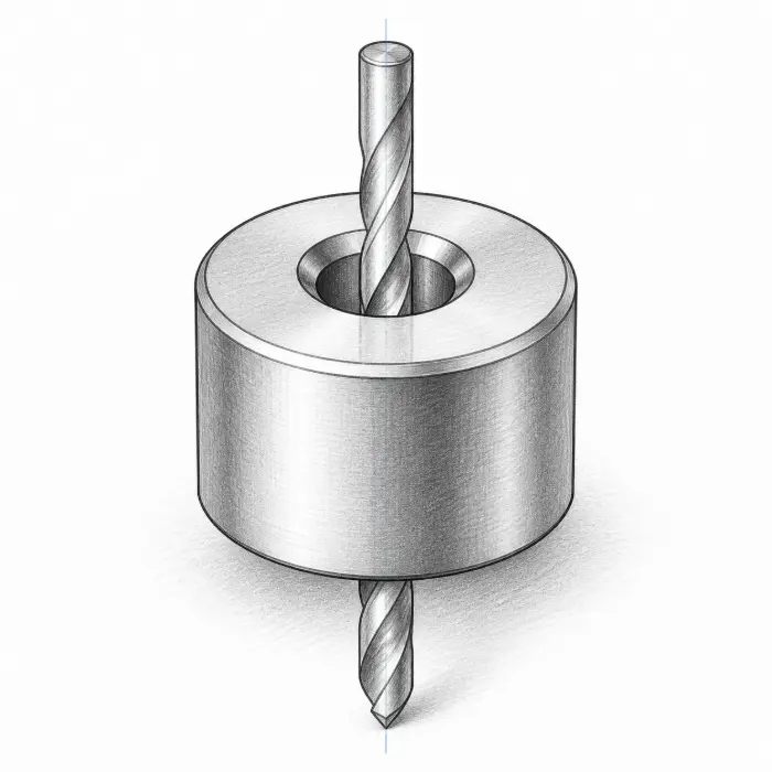 Drill guide bushing structure