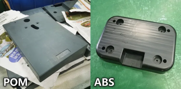 abs vs pom in cnc machining
