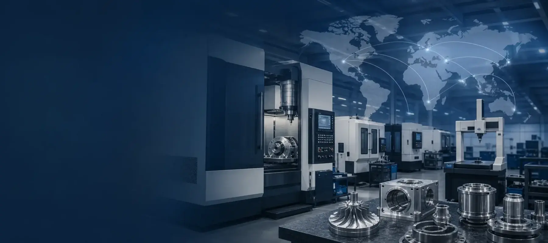 Weldo machining equipment, inspection facilities and global service coverage