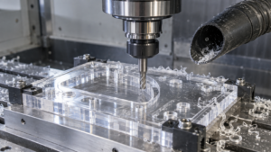 CNC milling pmma material