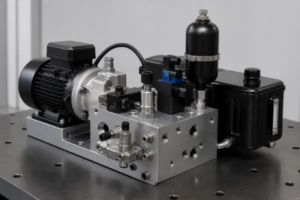 Integrated hydraulic power unit manifold