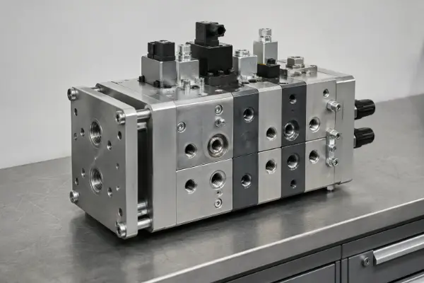 Modular stackable hydraulic manifold