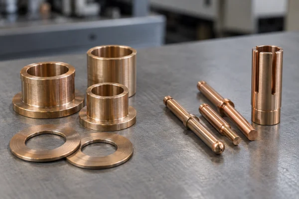 Phosphor bronze vs beryllium copper machined parts