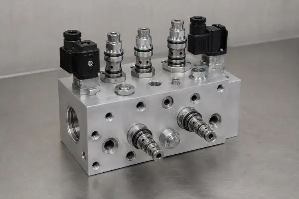 Subplate hydraulic valve manifold