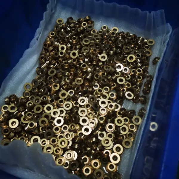 custom brass Gasket with Nickel plating