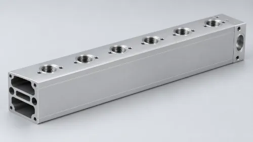 Extruded aluminum water manifold assembly