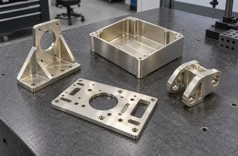 Alodine-compatible CNC aluminum alloy parts