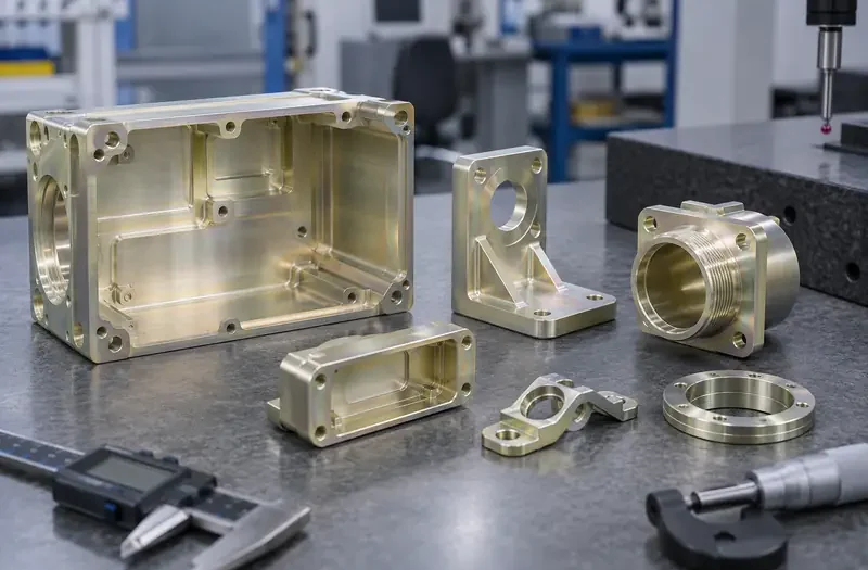 CNC aluminum parts with Alodine conversion coating