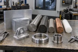 CNC material samples for defense equipment parts