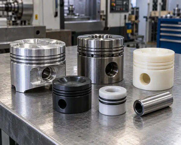 Custom machined piston and piston pin