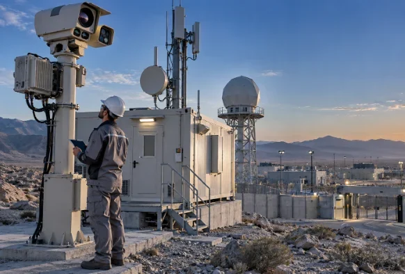 Defence industry protection and monitoring application scene