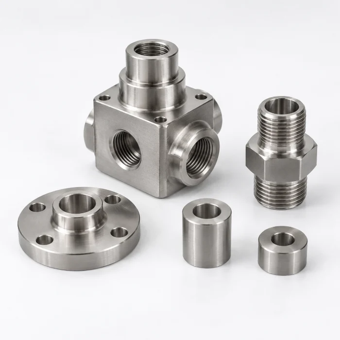 Passivated stainless steel precision part