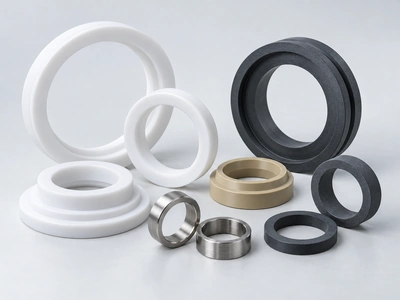 Custom machined PTFE, PEEK and metal sealing rings and gaskets