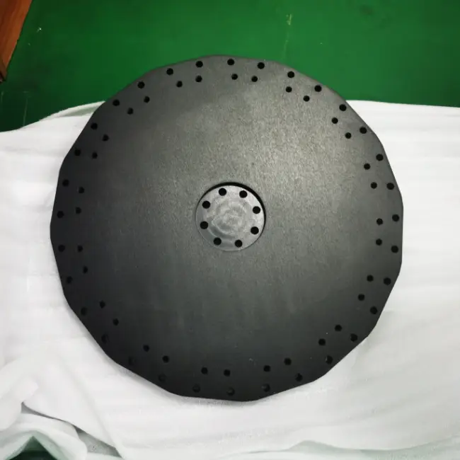 Matte black anodized 6061 aluminum base