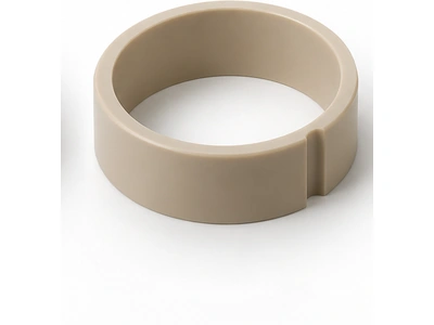 Custom machined wear and guide ring
