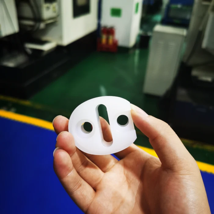 White PA12 piston component